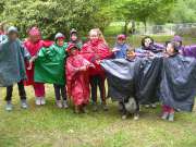 On a étrenné nos ponchos